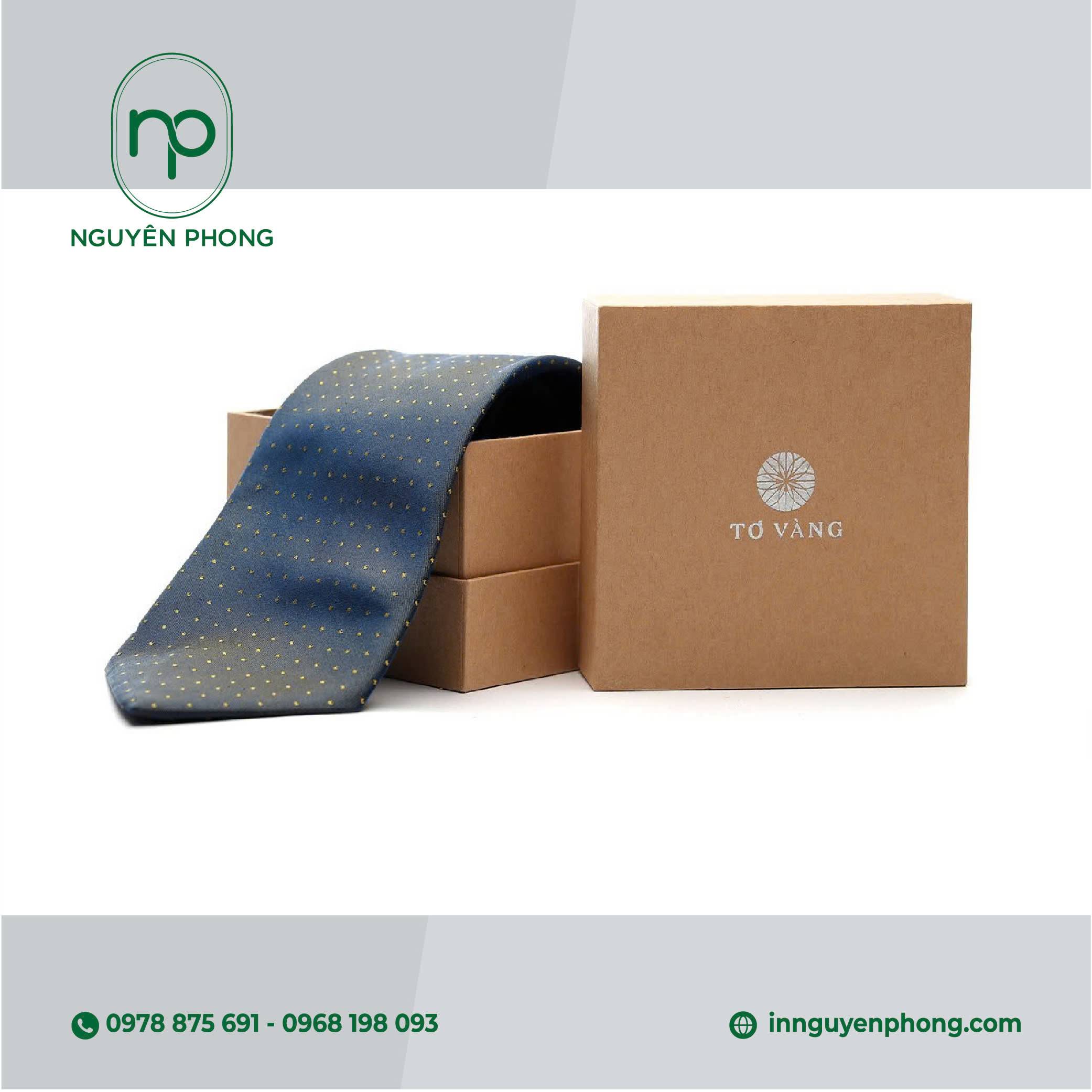 Kích thước hộp đựng cà vạt phổ biến nhất hiện nay